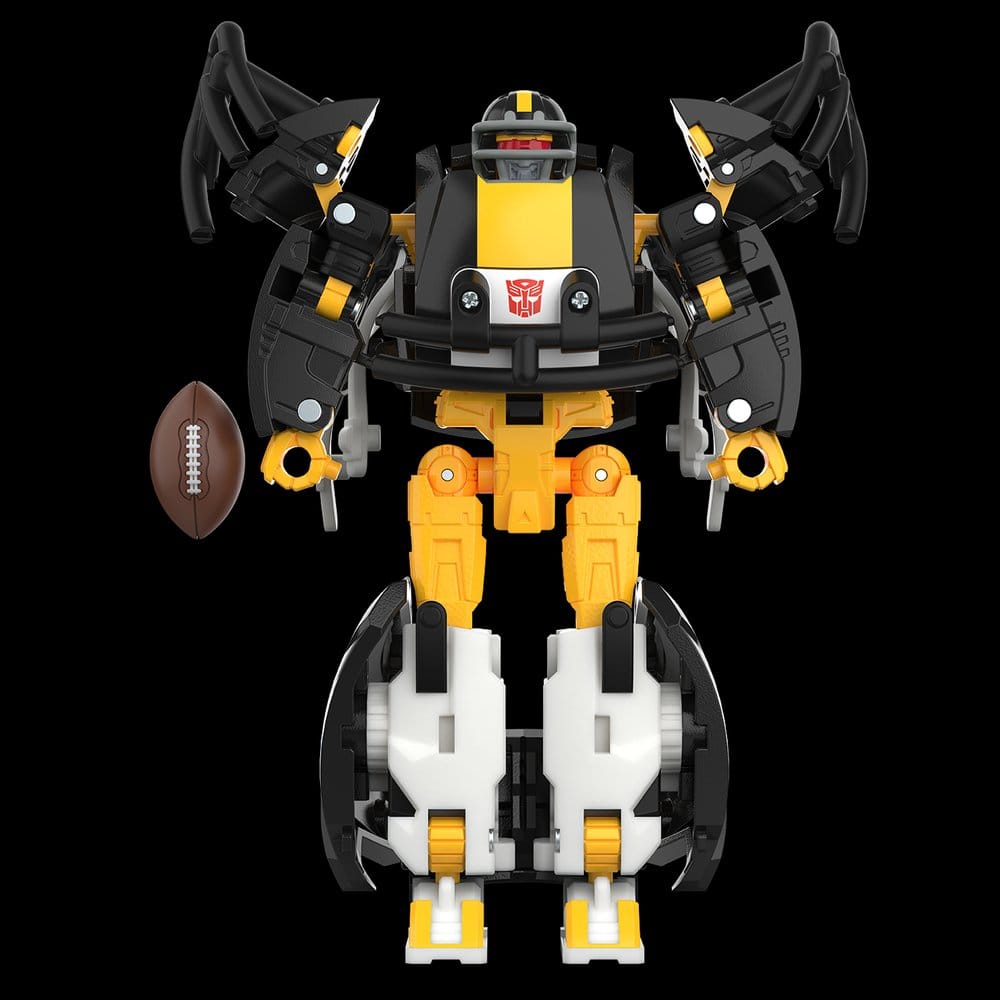 🧪 LAB | SU ORDINAZIONE Transformers x NFL Action Figure Pittsburgh Steelers: Steelsmash 14 cm