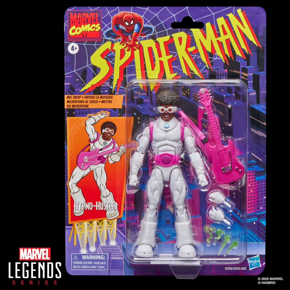 🧪 LAB | SU ORDINAZIONE Spider-Man Marvel Legends Retro Action Figure Hypno-Hustler 15 cm