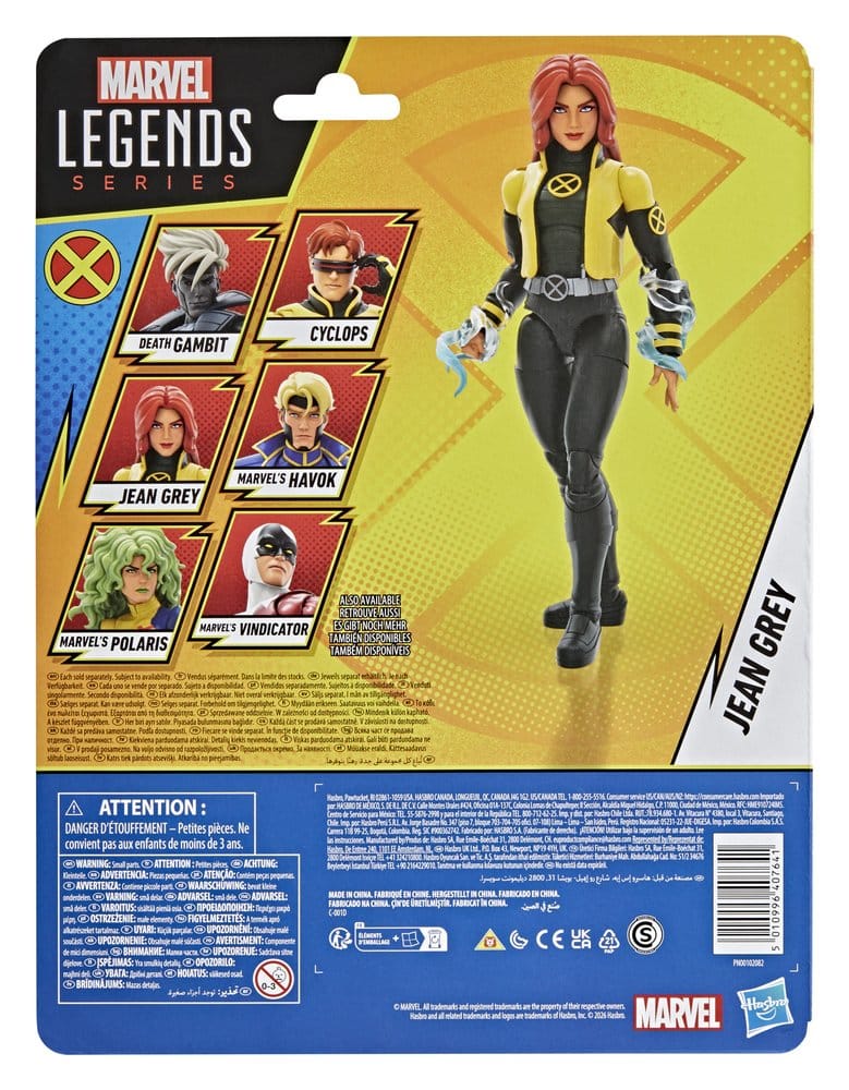 🧪 LAB | PREORDINE+ 01/2027 X-Men '97 Marvel Legends Action Figure Jean Grey 15 cm
