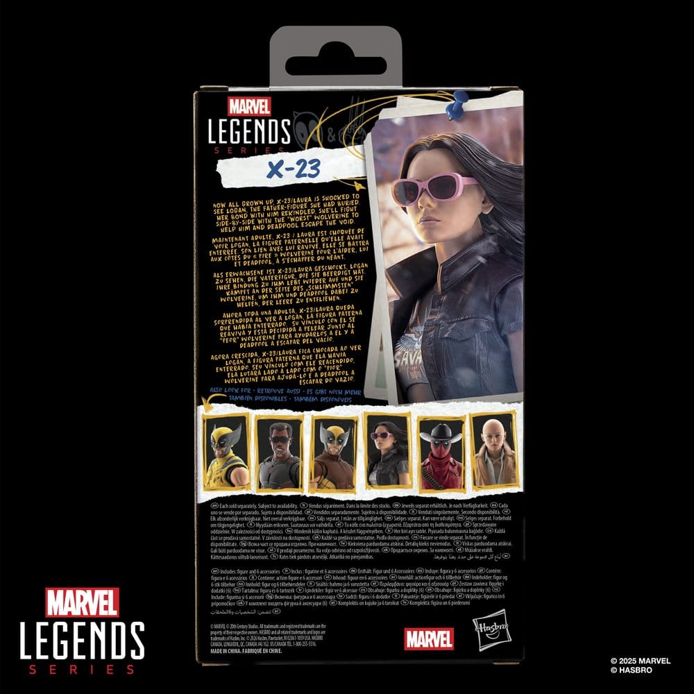 🧪 LAB | SU ORDINAZIONE Deadpool & Wolverine Marvel Legends Action Figure X.23 15 cms