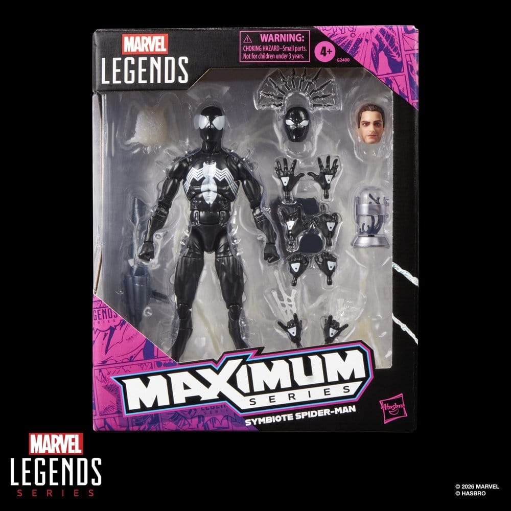 🧪 LAB | PREORDINE+ 01/2027 Marvel Legends Maximum Series Action Figure Symbiote Spider-Man 15 cm