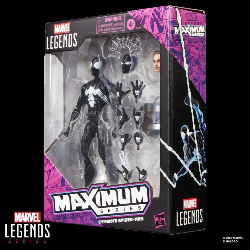 🧪 LAB | PREORDINE+ 01/2027 Marvel Legends Maximum Series Action Figure Symbiote Spider-Man 15 cm