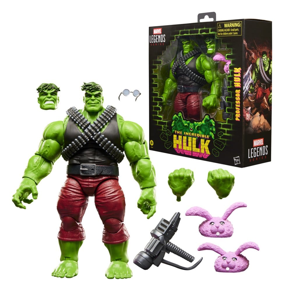 🧪 LAB | SU ORDINAZIONE The Incredible Hulk Marvel Legends Action Figure Professor Hulk 15 cm