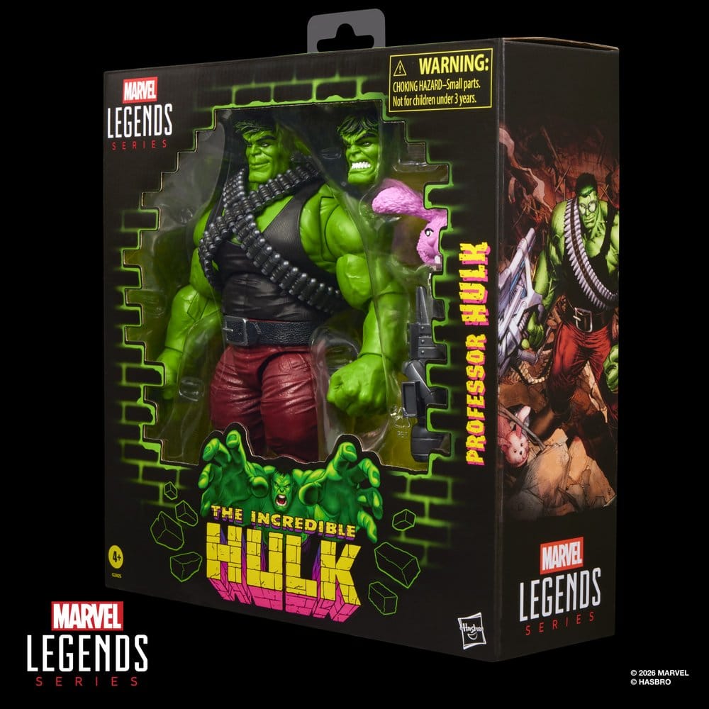 🧪 LAB | SU ORDINAZIONE The Incredible Hulk Marvel Legends Action Figure Professor Hulk 15 cm