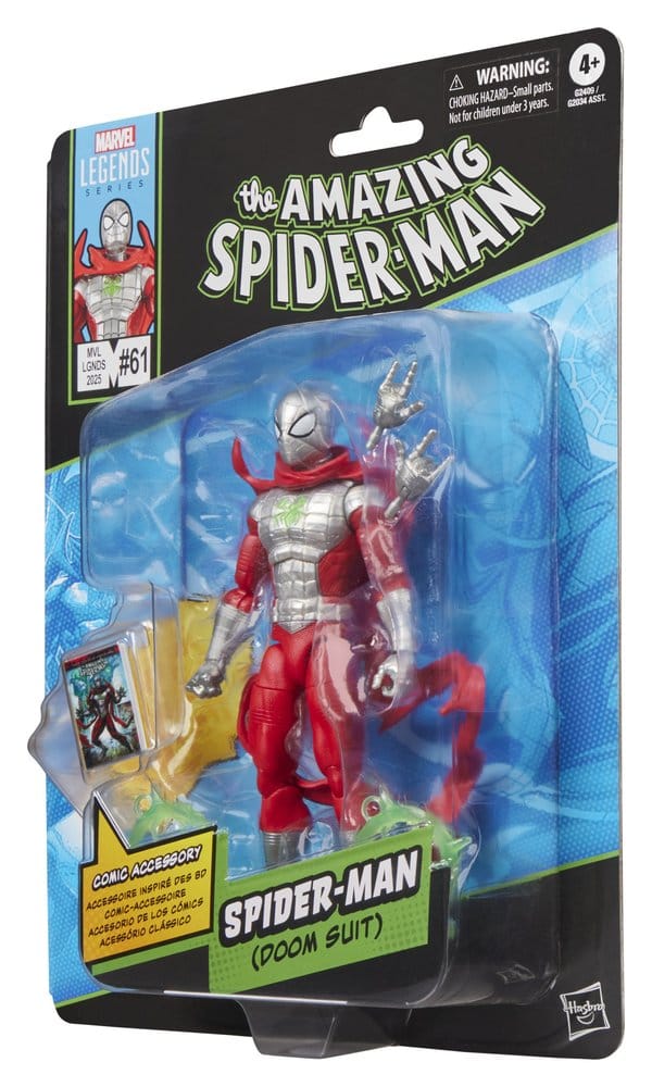 🧪 LAB | PREORDINE+ 02/2027 The Amazing Spider-Man Marvel Legends Action Figure Spider-Man (Doom Suit) 15 cm