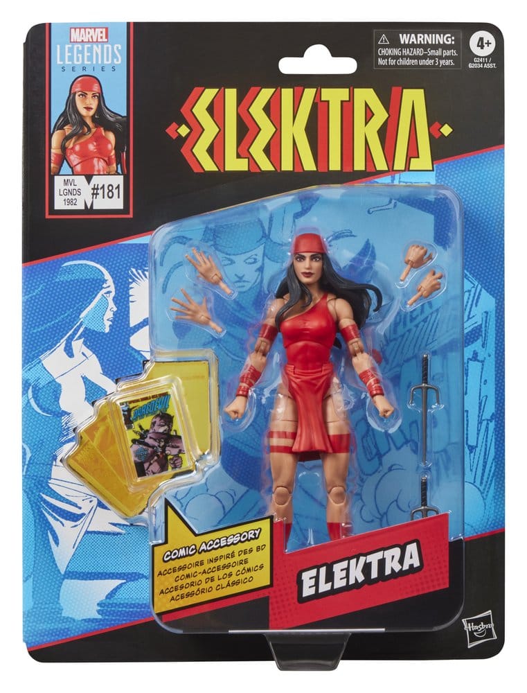 🧪 LAB | PREORDINE+ 02/2027 Elektra Marvel Legends Action Figure Elektra 15 cm