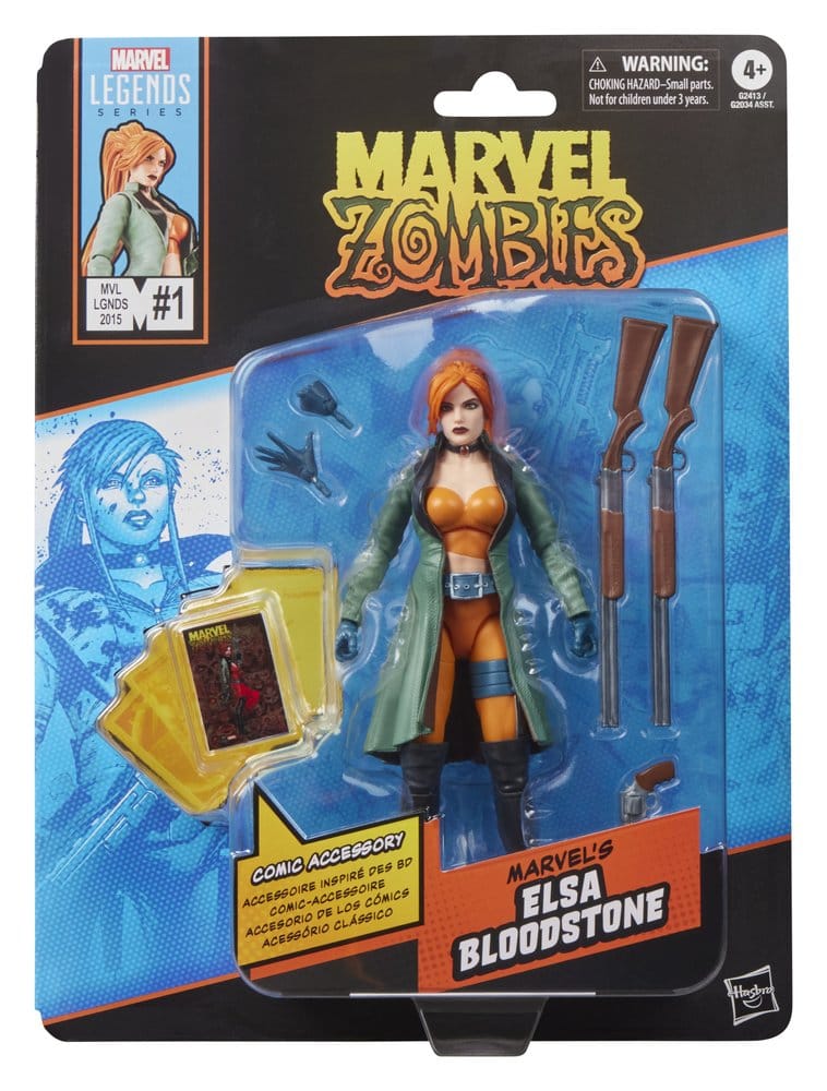 🧪 LAB | PREORDINE+ 02/2027 Marvel Zombies Marvel Legends Action Figure Marvel's Elsa Bloodstone 15 cm