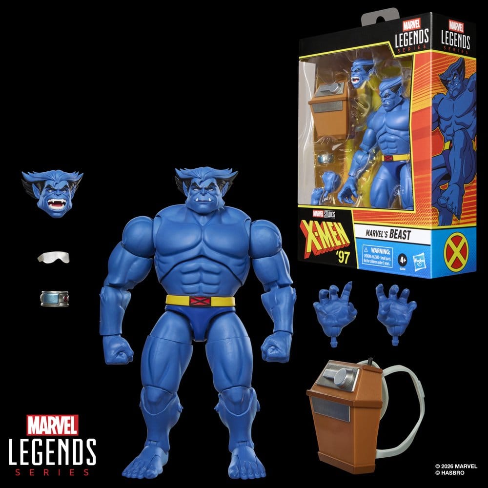 🧪 LAB | PREORDINE+ 02/2027 X-Men '97 Marvel Legends Action Figure Marvel's Beast 15 cm