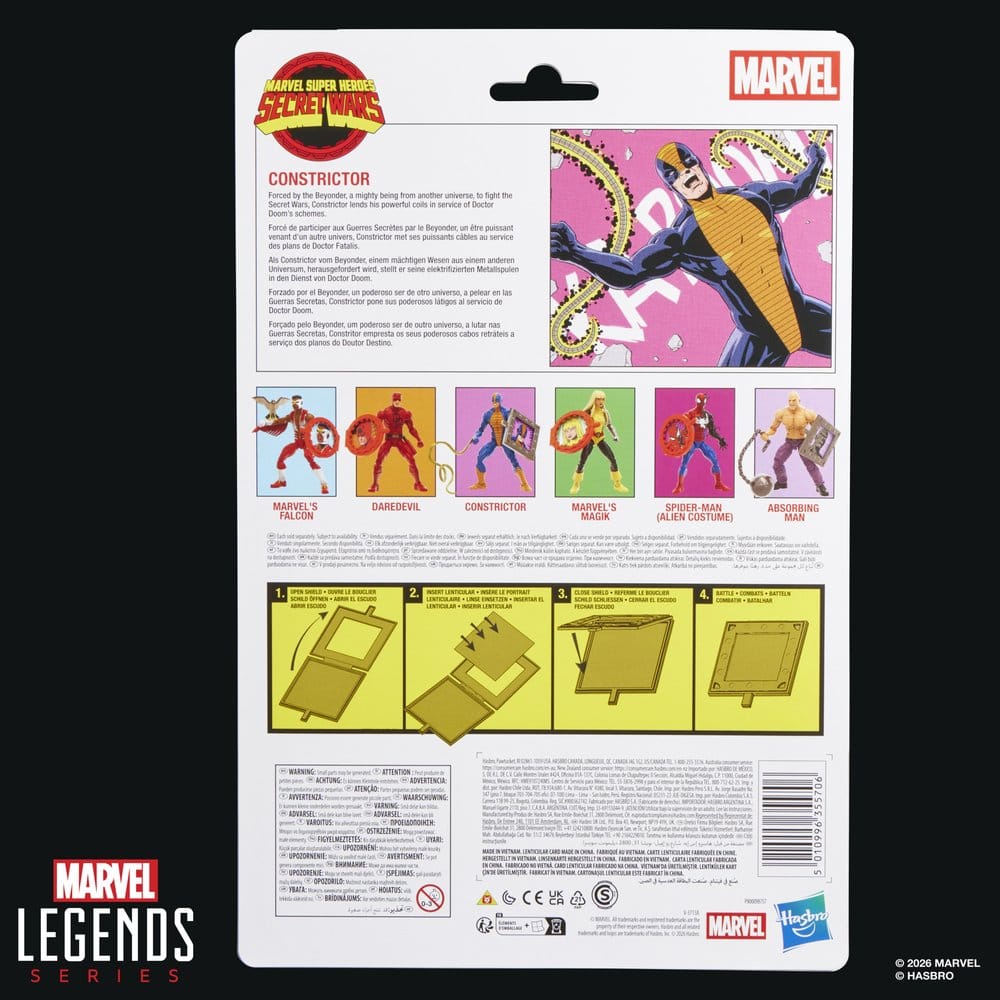 🧪 LAB | SU ORDINAZIONE Secret Wars Marvel Legends Action Figure Constrictor 15 cm