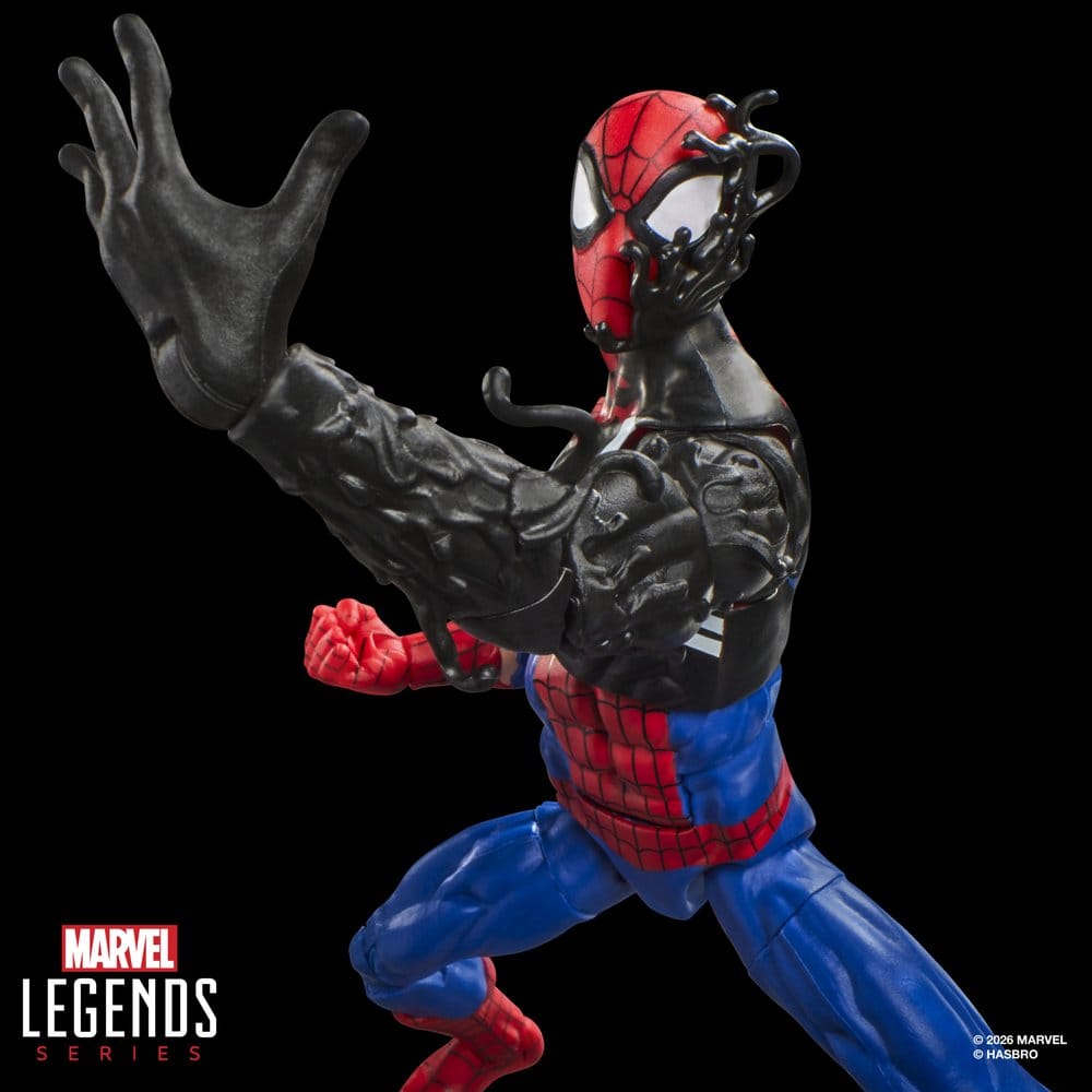 🧪 LAB | SU ORDINAZIONE Secret Wars Marvel Legends Action Figure Spider-Man (Alien Costume) 15 cm