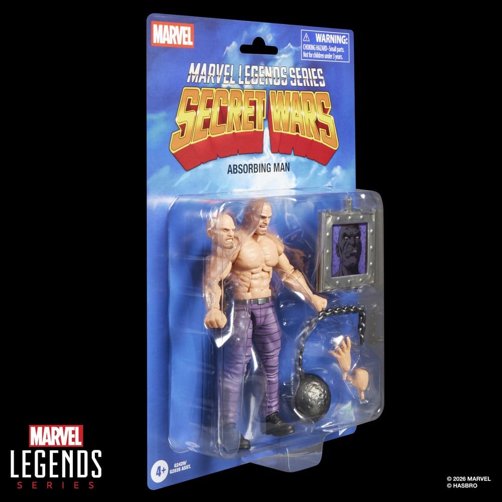 🧪 LAB | PREORDINE+ 12/2026 Secret Wars Marvel Legends Action Figure Absorbing Man 15 cm