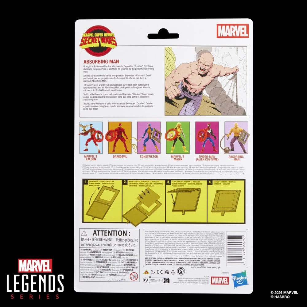 🧪 LAB | PREORDINE+ 12/2026 Secret Wars Marvel Legends Action Figure Absorbing Man 15 cm