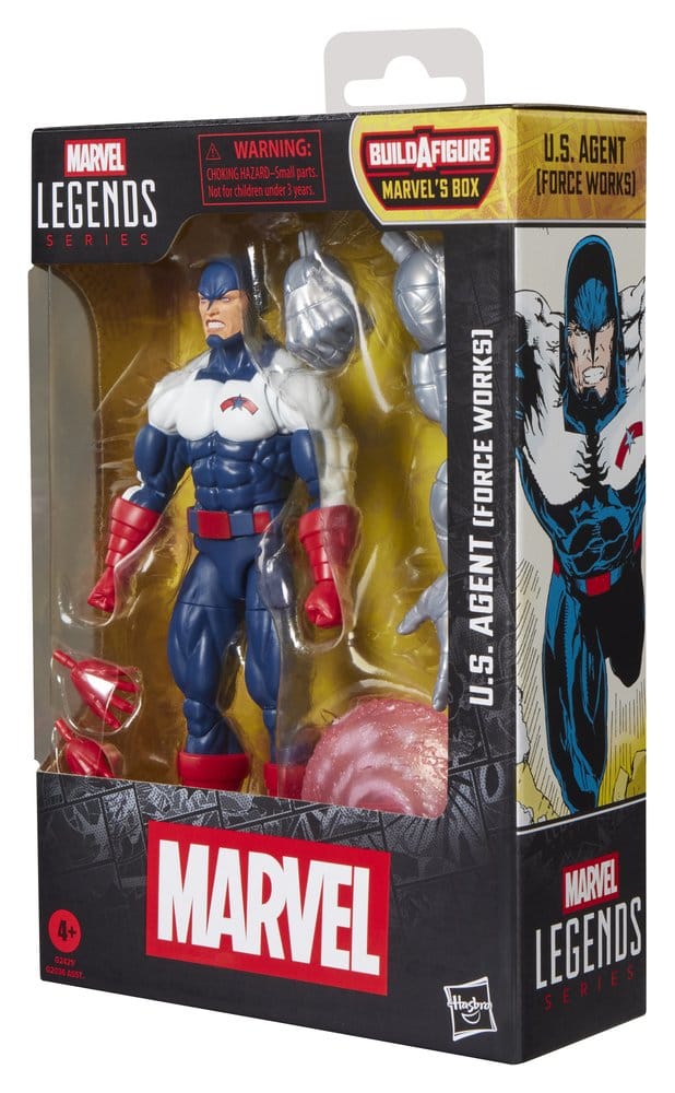 🧪 LAB | SU ORDINAZIONE Marvel Legends Action Figure U.S. Agent (Force Works) (BAF: Marvel's Box) 15 cm