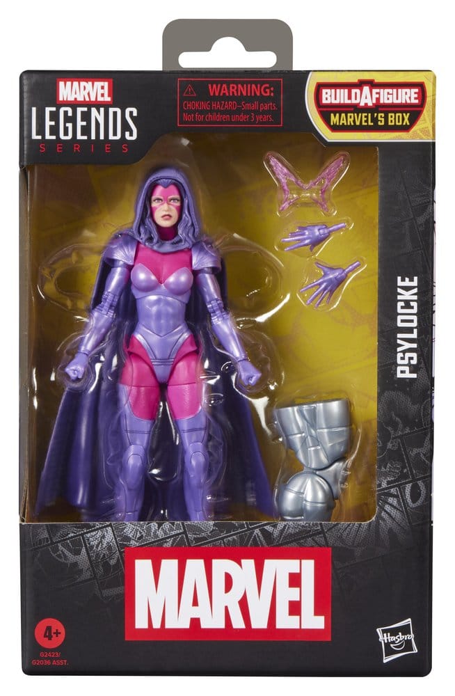 🧪 LAB | SU ORDINAZIONE Marvel Legends Action Figure Psylocke (BAF: Marvel's Box) 15 cm