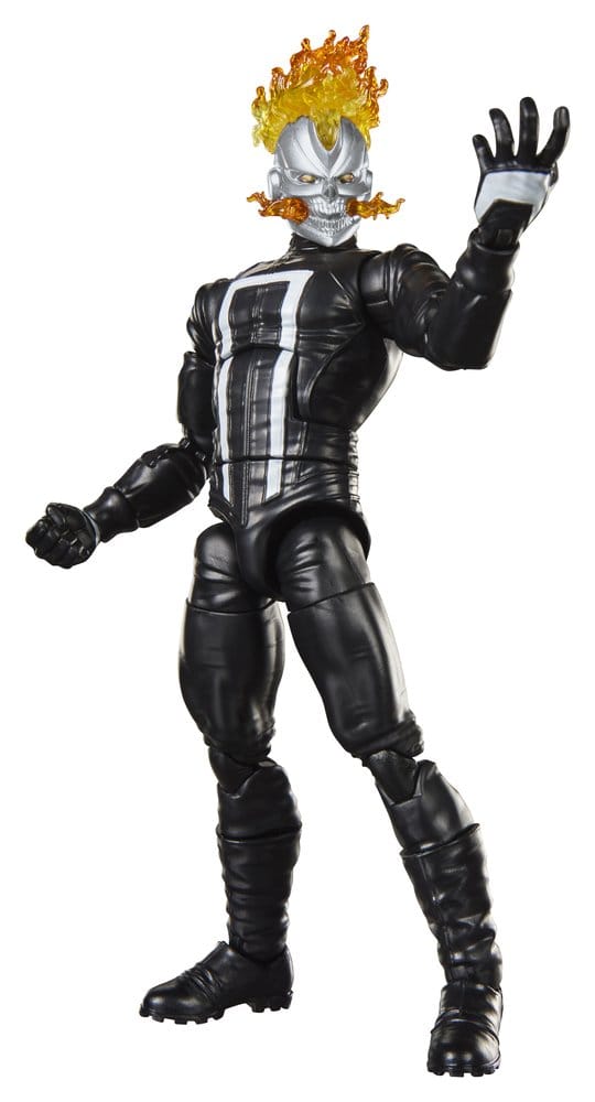 🧪 LAB | SU ORDINAZIONE Marvel Legends Action Figure Ghost Rider (Robbie Reyes) (BAF: Marvel's Box) 15 cm