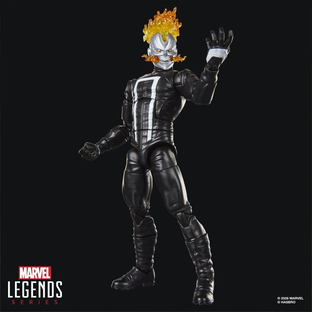 🧪 LAB | SU ORDINAZIONE Marvel Legends Action Figure Ghost Rider (Robbie Reyes) (BAF: Marvel's Box) 15 cm