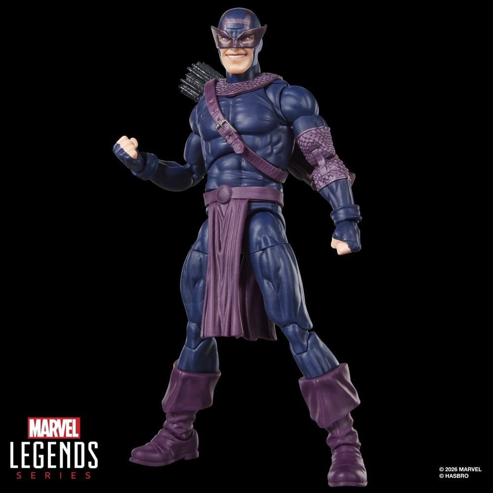 🧪 LAB | SU ORDINAZIONE Marvel Legends Action Figure Dark Avengers Hawkeye (BAF: Marvel's Box) 15 cm