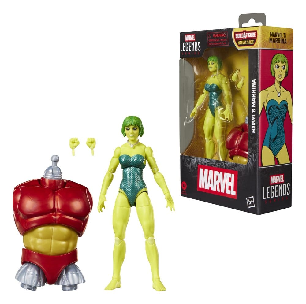 🧪 LAB | SU ORDINAZIONE Marvel Legends Action Figure Marvel's Marrina (BAF: Marvel's Box) 15 cm