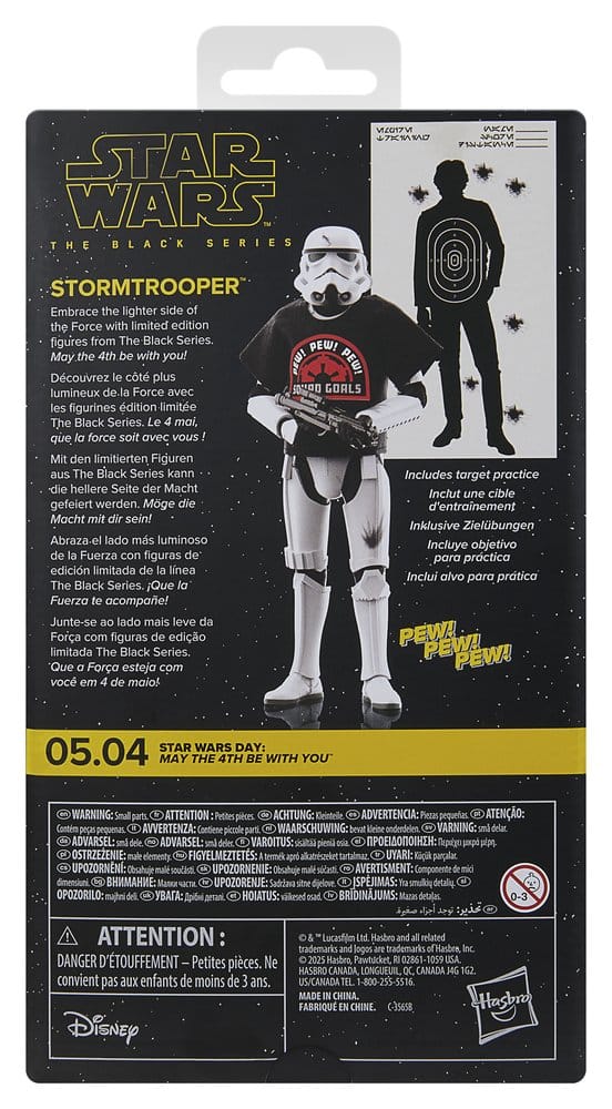 🧪 LAB | SU ORDINAZIONE Star Wars Black Series Action Figure Stormtrooper May the 4th Be With You 15 cm