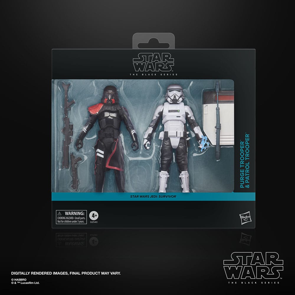 🧪 LAB | SU ORDINAZIONE Star Wars Jedi: Survivor Black Series Action Figure 2-Pack Purge Trooper & Patrol Trooper 15 cm
