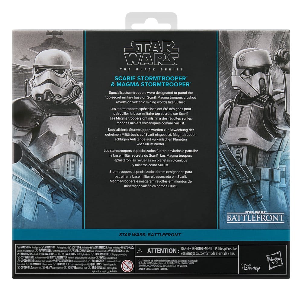 🧪 LAB | PREORDINE+ 11/2026 Star Wars: Battlefront Black Series Action Figure 2-Pack Scarif Stormtrooper & Magma Stormtrooper 15 cm