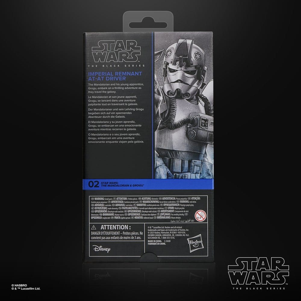 🧪 LAB | SU ORDINAZIONE Star Wars: The Mandalorian & Grogu Black Series Action Figure Imperial Remnant AT-AT Driver 15 cm
