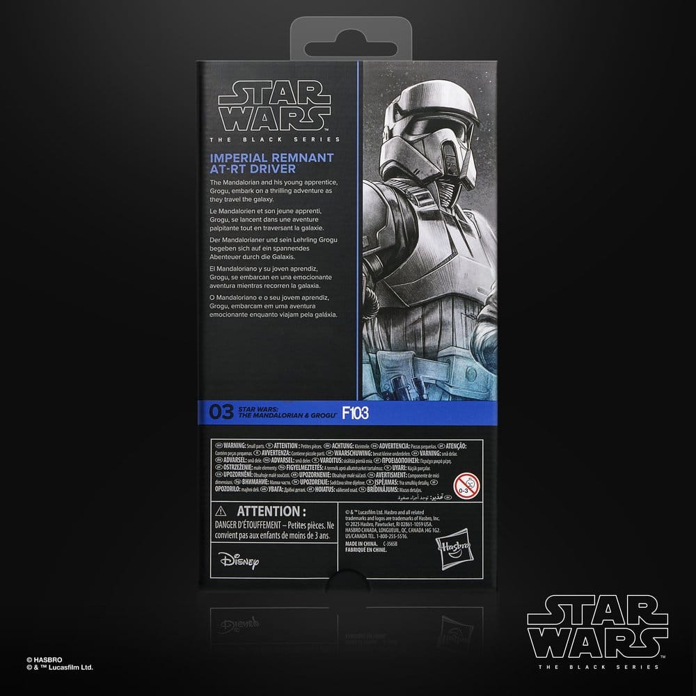 🧪 LAB | SU ORDINAZIONE Star Wars: The Mandalorian & Grogu Black Series Action Figure Imperial Remnant AT-RT Driver 15 cm