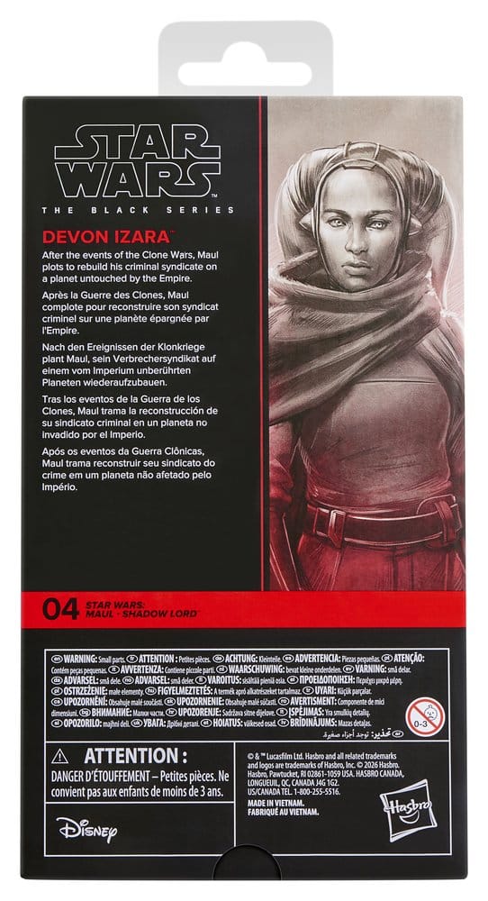 🧪 LAB | SU ORDINAZIONE Star Wars: Maul - Shadow Lord Black Series Action Figure Devon Izara 15 cm