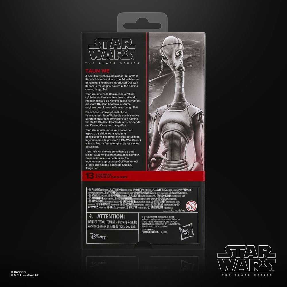 🧪 LAB | SU ORDINAZIONE Star Wars Episode II Black Series Action Figure Taun We 15 cm