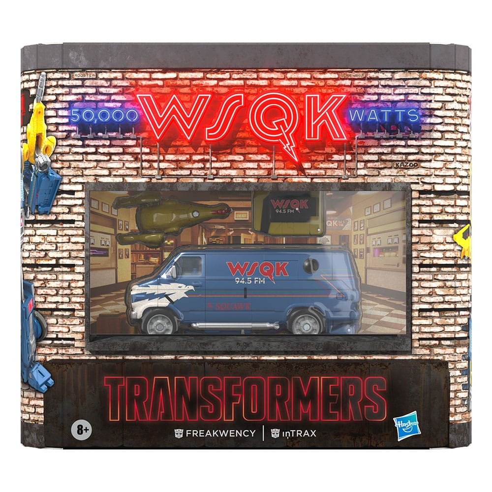🧪 LAB | SU ORDINAZIONE Stranger Things x Transformers Action Figure 2-Pack Freakwency & 8-Trax 15 cm