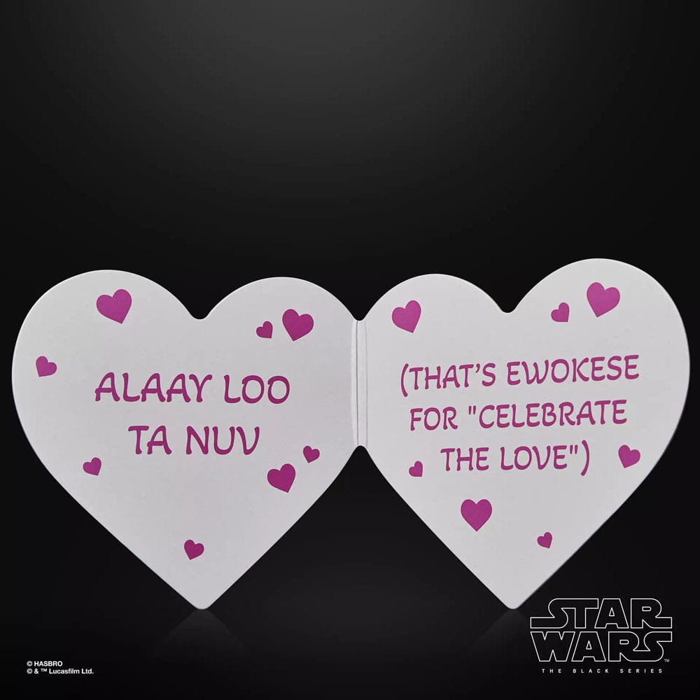 🧪 LAB | SU ORDINAZIONE Star Wars Black Series Action Figure Ewok (Valentine’s Day Edition) 15 cm