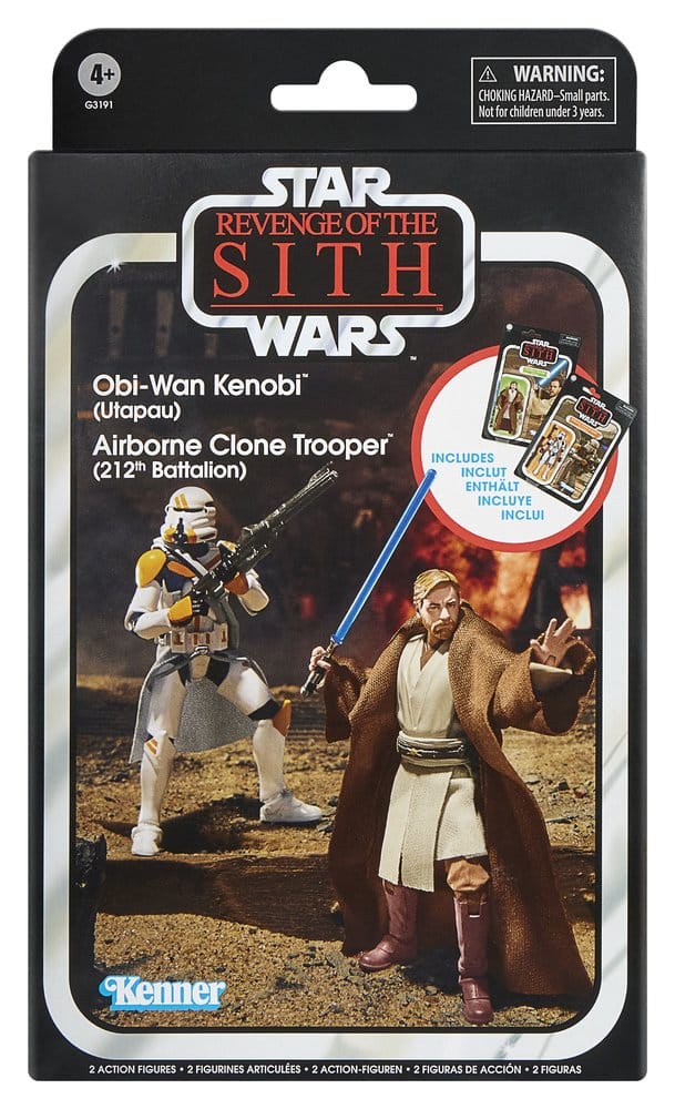 🧪 LAB | PREORDINE+ 12/2026 Star Wars Episode III Vintage Collection Action Figure 2-Pack Obi-Wan Kenobi & Airborne Clone Trooper 10 cm