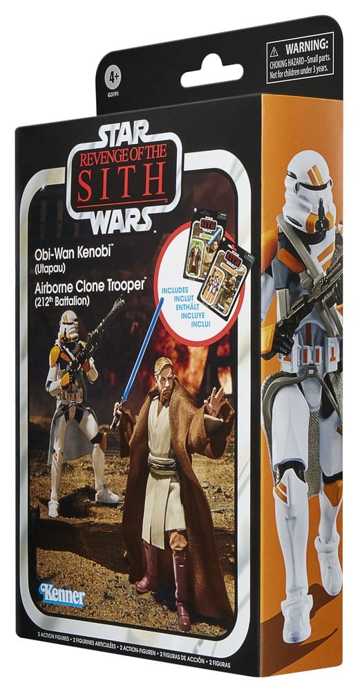 🧪 LAB | PREORDINE+ 12/2026 Star Wars Episode III Vintage Collection Action Figure 2-Pack Obi-Wan Kenobi & Airborne Clone Trooper 10 cm