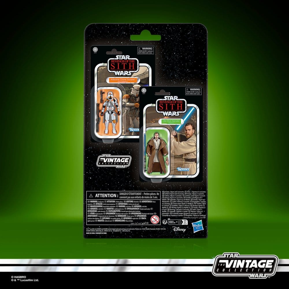 🧪 LAB | PREORDINE+ 12/2026 Star Wars Episode III Vintage Collection Action Figure 2-Pack Obi-Wan Kenobi & Airborne Clone Trooper 10 cm