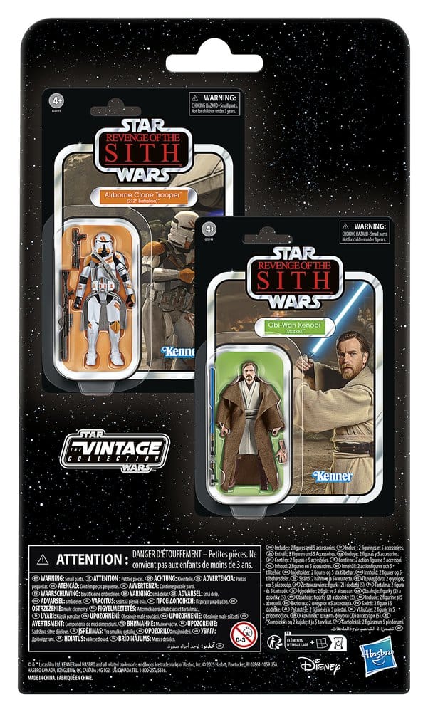 🧪 LAB | PREORDINE+ 12/2026 Star Wars Episode III Vintage Collection Action Figure 2-Pack Obi-Wan Kenobi & Airborne Clone Trooper 10 cm