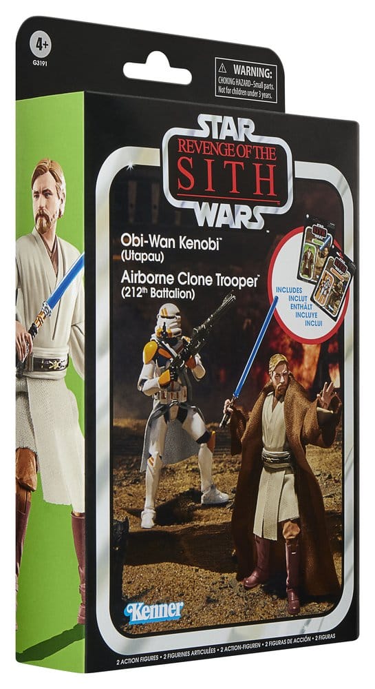 🧪 LAB | PREORDINE+ 12/2026 Star Wars Episode III Vintage Collection Action Figure 2-Pack Obi-Wan Kenobi & Airborne Clone Trooper 10 cm
