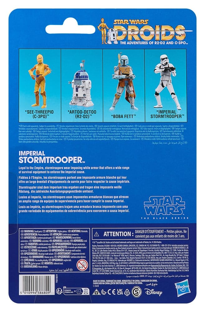 🧪 LAB | SU ORDINAZIONE Star Wars: Droids Black Series Action Figure Imperial Stormtrooper 15 cm