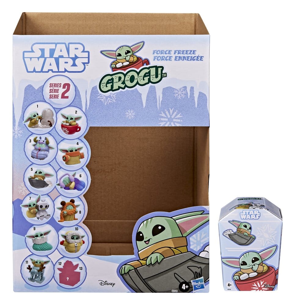 🧪 LAB | PREORDINE+ 11/2026 Star Wars Mini Figures 4 cm Grogu Force Freeze Series 2 Blind Box Display (24)