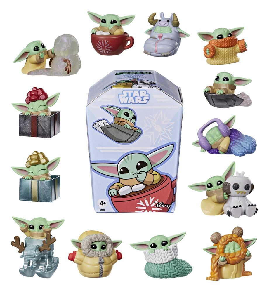 🧪 LAB | PREORDINE+ 11/2026 Star Wars Mini Figures 4 cm Grogu Force Freeze Series 2 Blind Box Display (24)