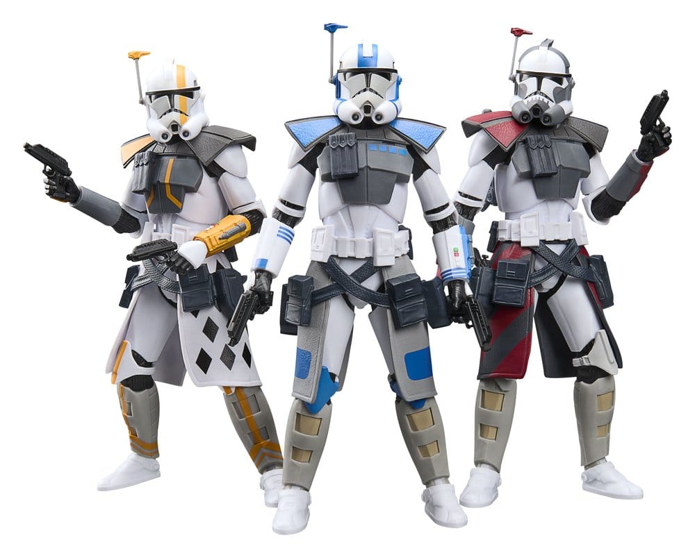 🧪 LAB | SU ORDINAZIONE Star Wars: The Clone Wars Black Series Action Figure 3-Pack ARC Trooper Havoc, Colt & Blitz 15 cm