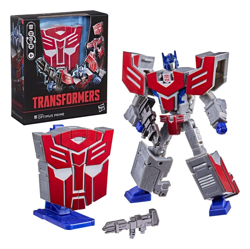 🧪 LAB | SU ORDINAZIONE Transformers Icons Voyager Class Action Figure Optimus Prime 17 cm