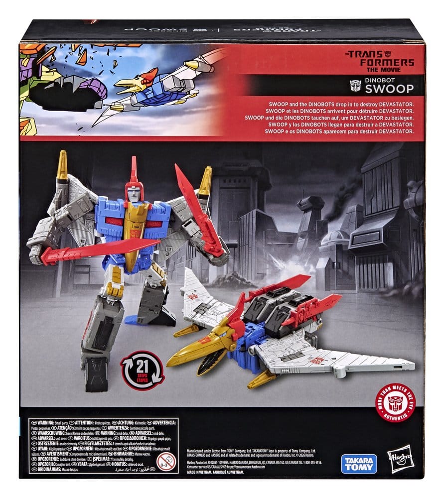 🧪 LAB | PREORDINE+ 02/2027 The Transformers: The Movie Studio Series Leader Class Action Figure Dinobot Swoop 21 cm