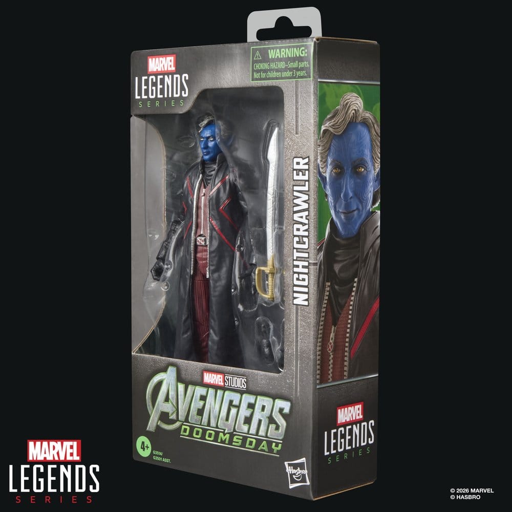 🧪 LAB | PREORDINE+ 05/2027 Avengers: Doomsday Marvel Legends Action Figure Nightcrawler 15 cm