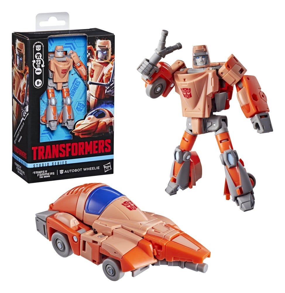 🧪 LAB | PREORDINE+ 02/2027 The Transformers: The Movie Transformers Studio Series Deluxe Class Action Figure Autobot Wheelie 11 cm