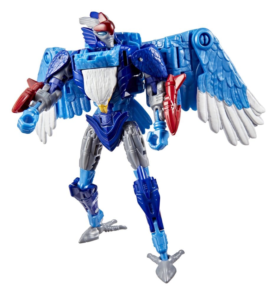 🧪 LAB | SU ORDINAZIONE Transformers Deluxe Class Action Figure Star Eagle 11 cm