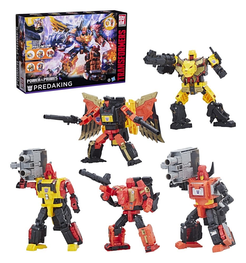 🧪 LAB | SU ORDINAZIONE Transformers Power of the Primes Combiner Action Figure Predaking 45 cm