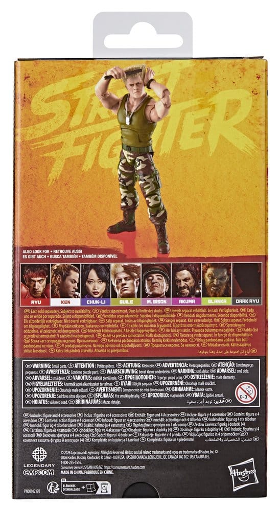 🧪 LAB | PREORDINE+ 03/2027 Street Fighter Action Figure Guile 15 cm