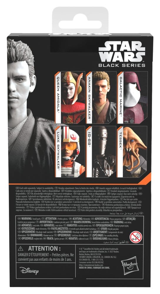 🧪 LAB | PREORDINE+ 04/2027 Star Wars Episode II Black Series Action Figure Anakin Skywalker (Padawan) 15 cm