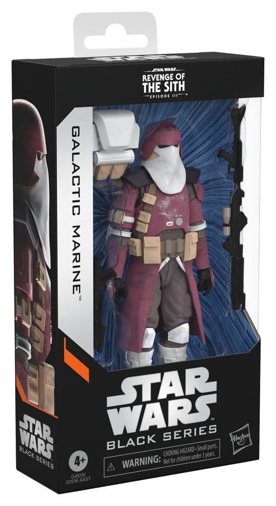 🧪 LAB | PREORDINE+ 04/2027 Star Wars Episode III Black Series Action Figure Galactic Marine 15 cm
