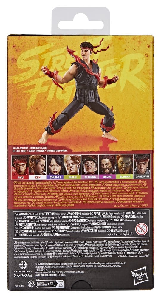 🧪 LAB | PREORDINE+ 03/2027 Street Fighter Action Figure Dark Ryu 15 cm